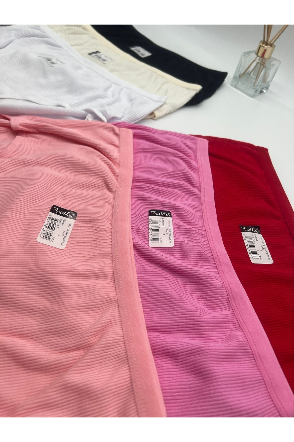 Tutku Kadın Renkli Kaşkorse Bikini Külot 12'Lı