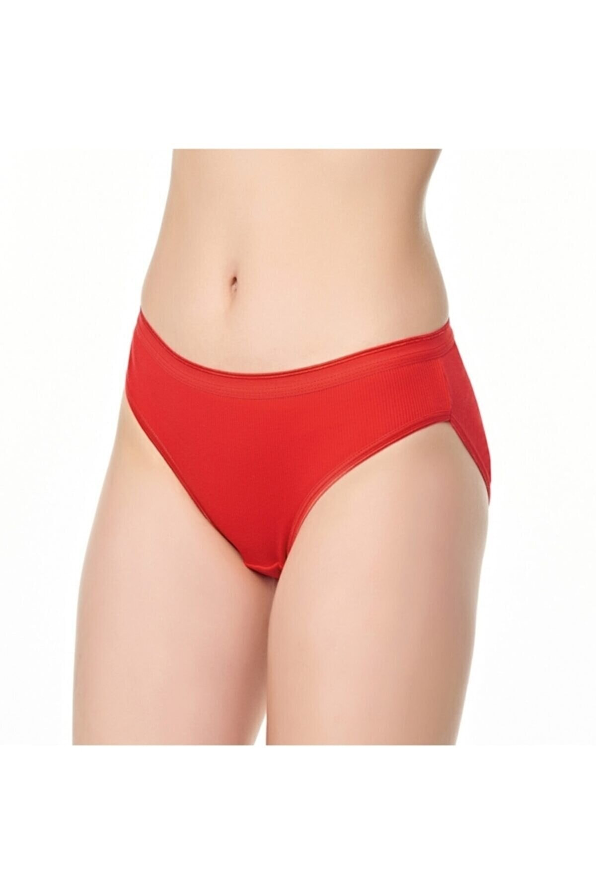 Tutku Kadın Renkli Kaşkorse Bikini Külot 12'Lı