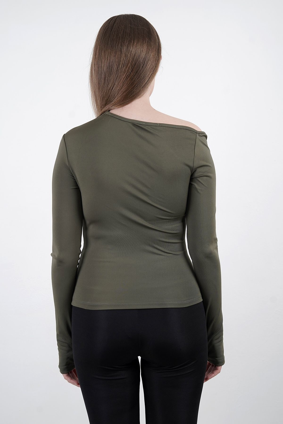 Kadın Sendy Kumaş Omuz Açık Bluz