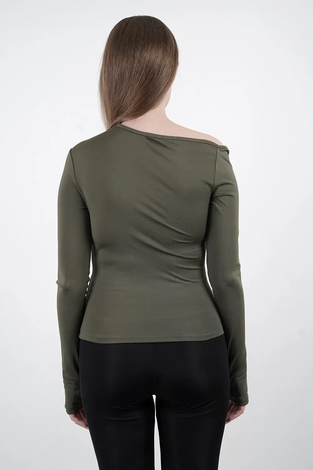 Kadın Sendy Kumaş Omuz Açık Bluz