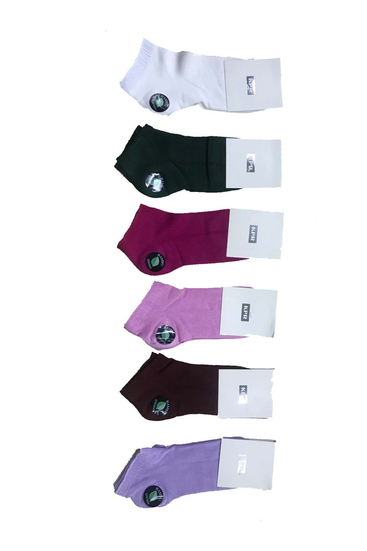 Kadın Siyah 12 Çift Dikişsiz Bambu Patik Çorap