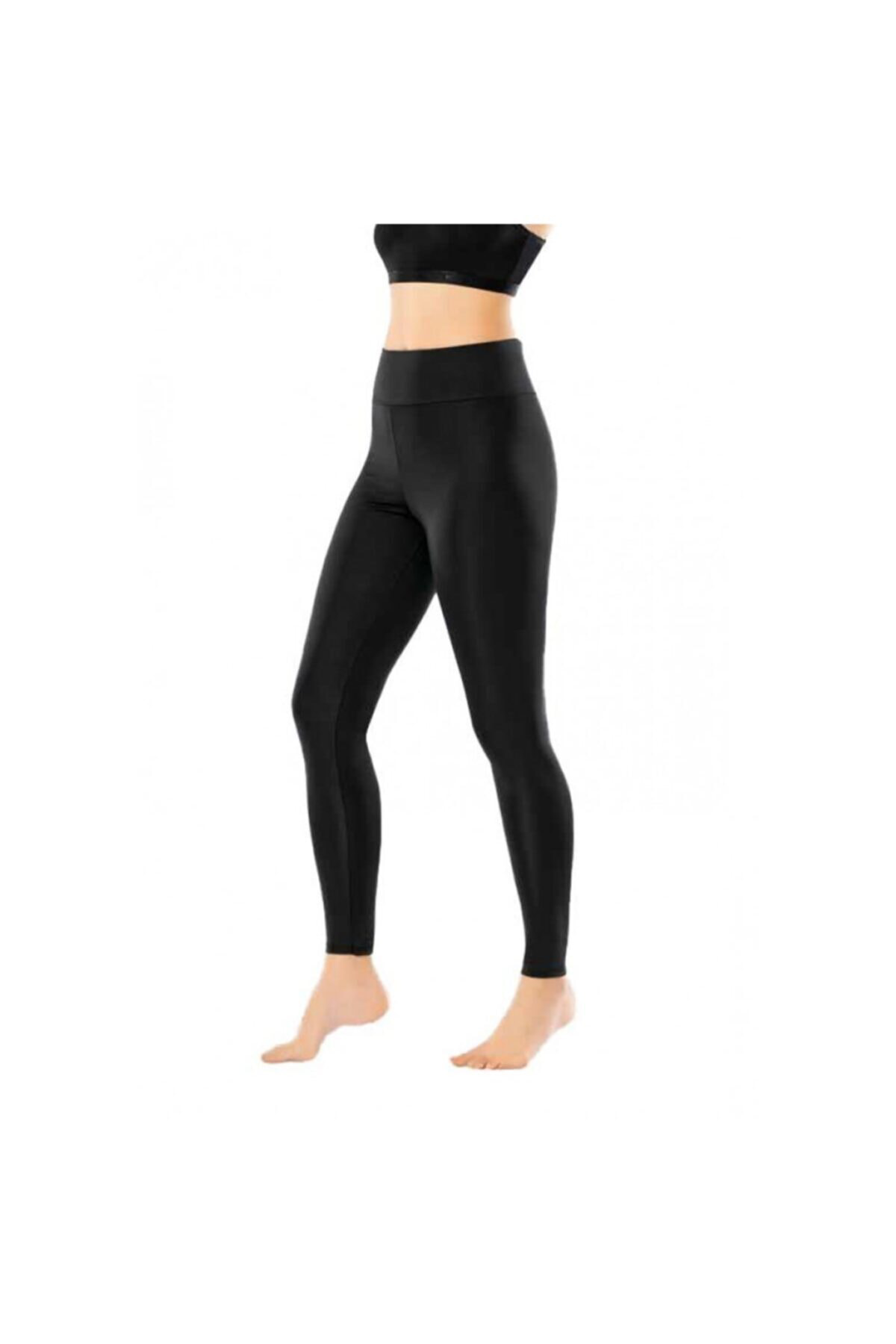 Kadın Siyah Dalgıç Sporcu Tayt Yeni Sezon (1 Adet Ekonomik)