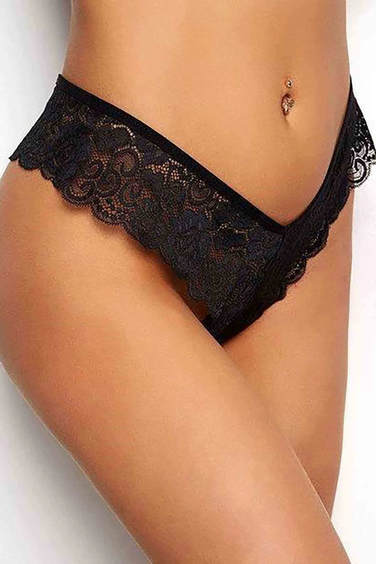 Kadın Siyah Dantelli Seksi Külot Kadın Siyah Dantelli Seksi Külot