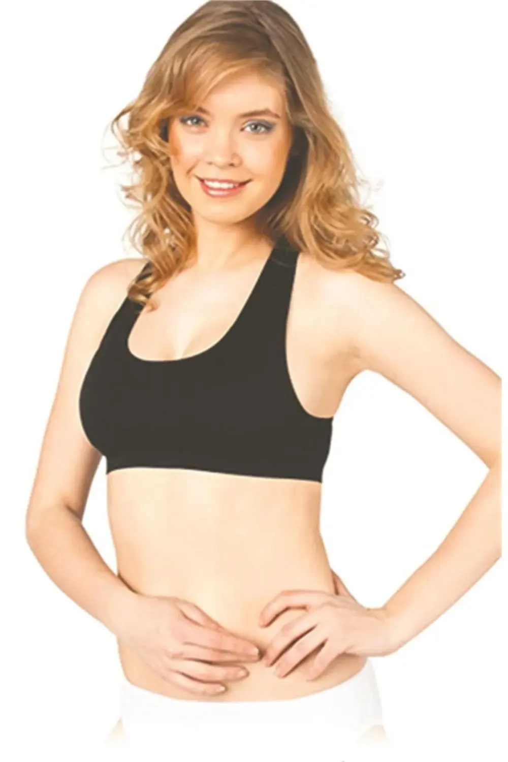 Kadın Siyah Dikişsiz Kalın Askı Süngersiz Büstiyer 855