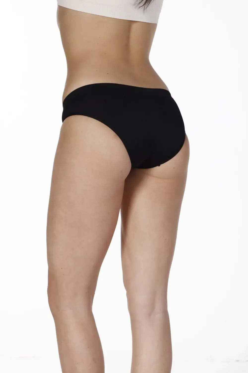 Kadın Siyah Dikişsiz Slip Korse 5201