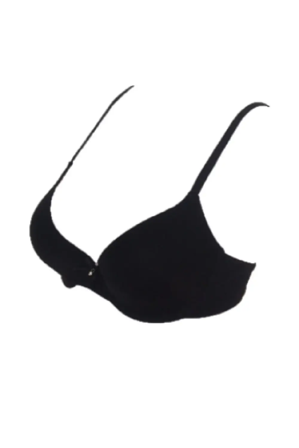 Kadın Siyah Ekstra Konfor Desteksiz Yumuşak Soft Cup Rahat Sütyen