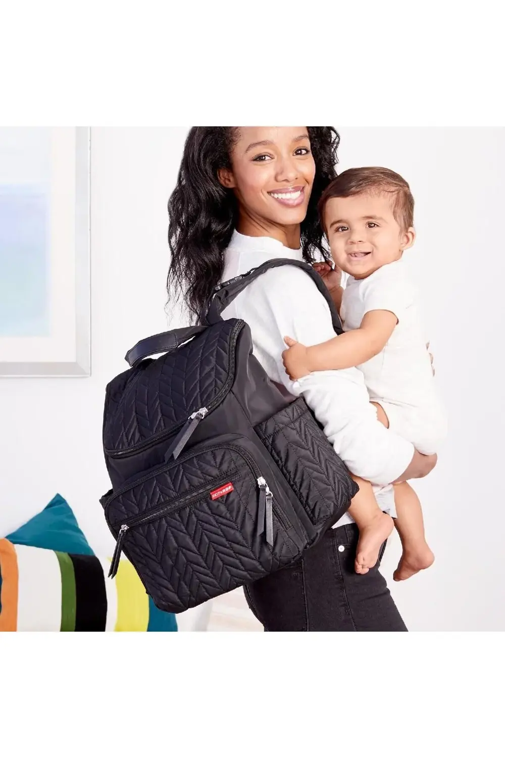 Kadın Siyah Forma Sırt Çantası