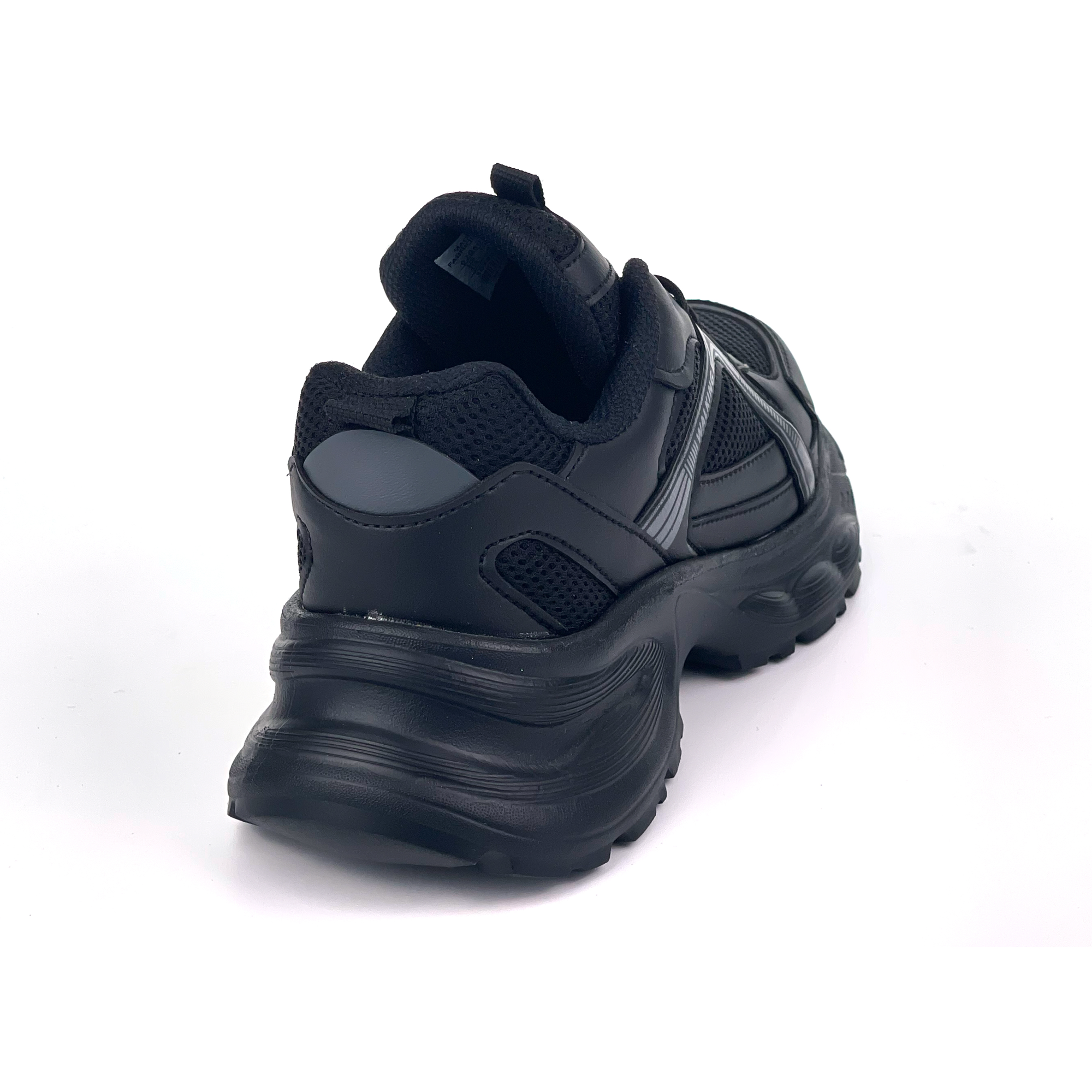 Kadın Siyah Füme Hafif Fileli Günlük Rahat Sneaker Spor Ayakkabı