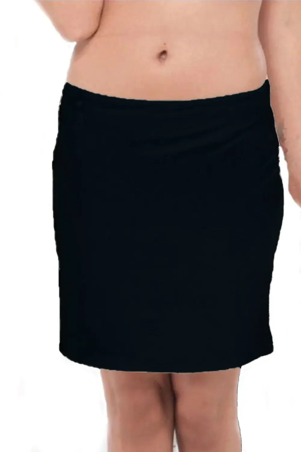 Kadın Siyah Geniş Modal Jüpon M