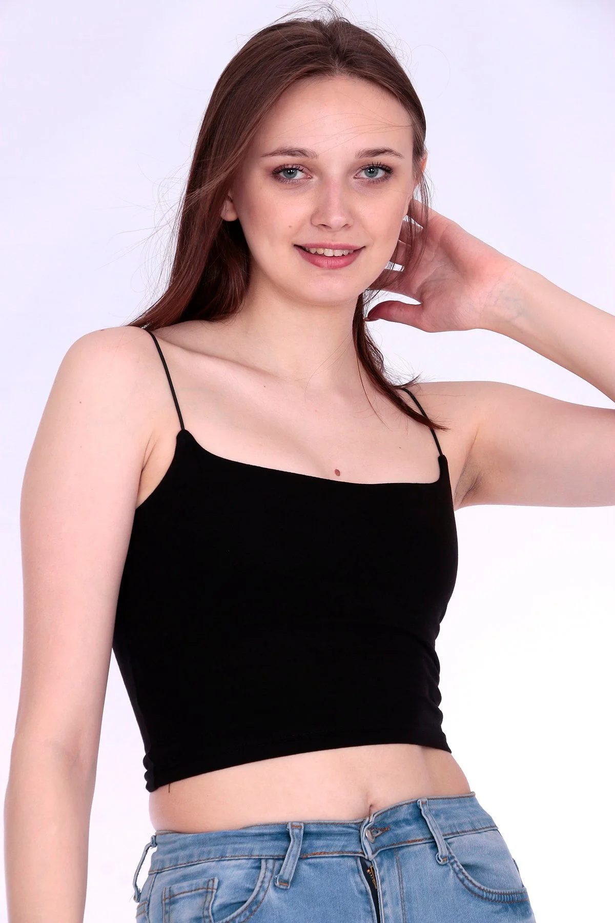 Kadın Siyah Ip Askılı Crop Fit Bluz Fiyatı, Yorumları ve Özellikleri