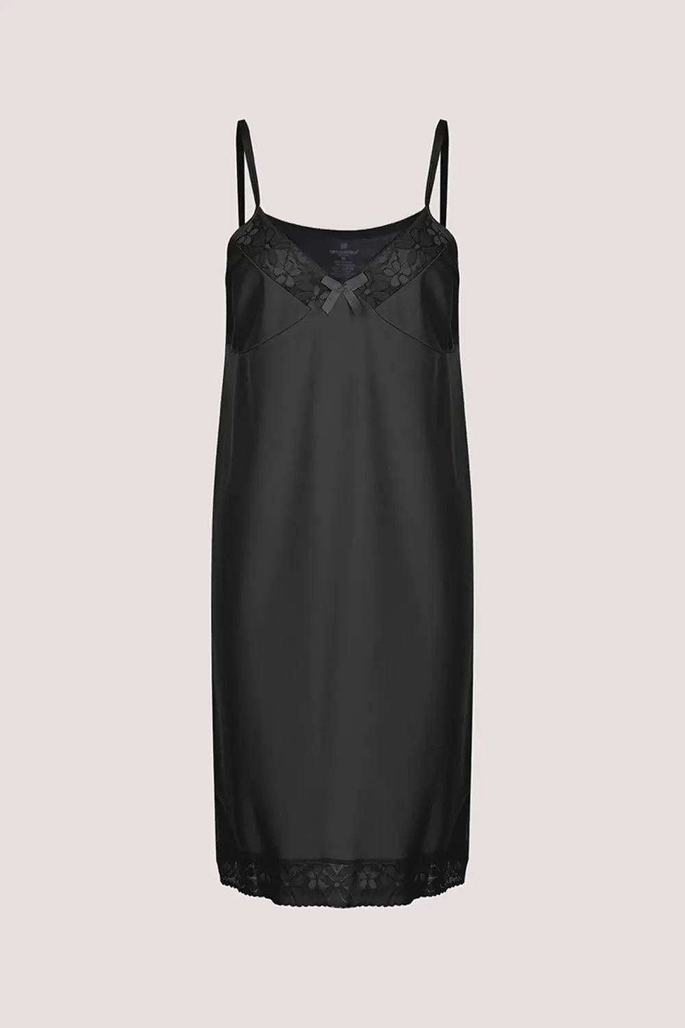 Kadın Siyah Jarse İp Askılı Kombinezon 3'lü Gkc263