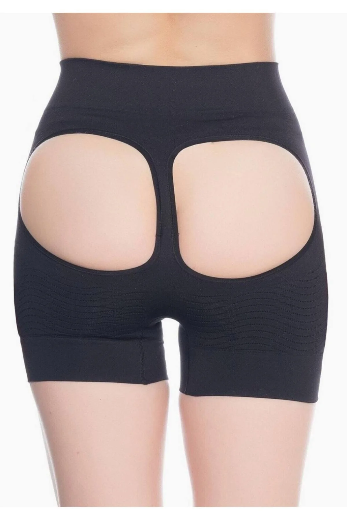 Kadın Siyah Kalça Açık Boxer Korse S Yeni Sezon