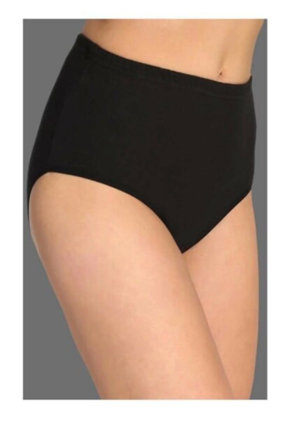 Tutku Kadin Siyah Pamuk Ribana Bato Külot 4'Lü Paket