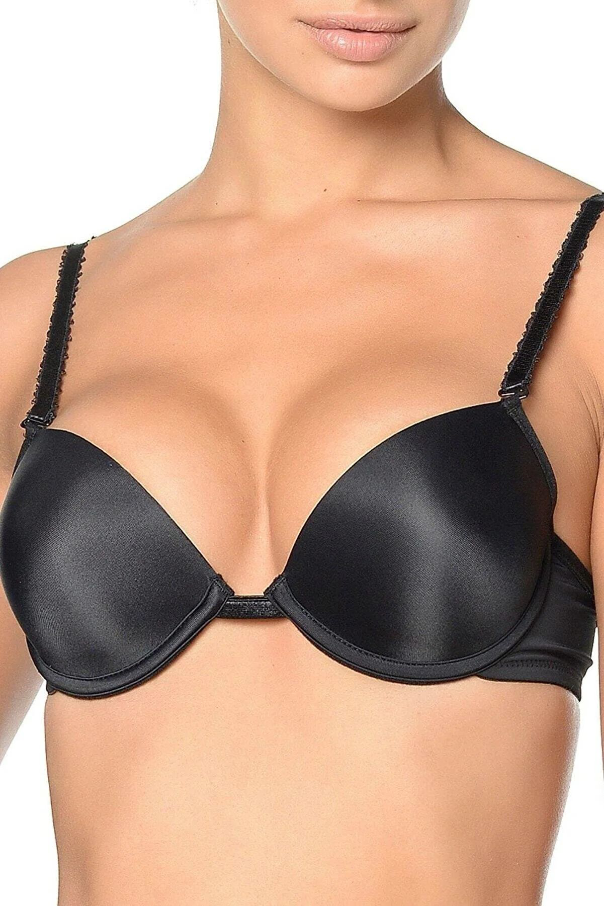 Kadın Siyah Push-up Dolgulu Basıc Sütyen 2350