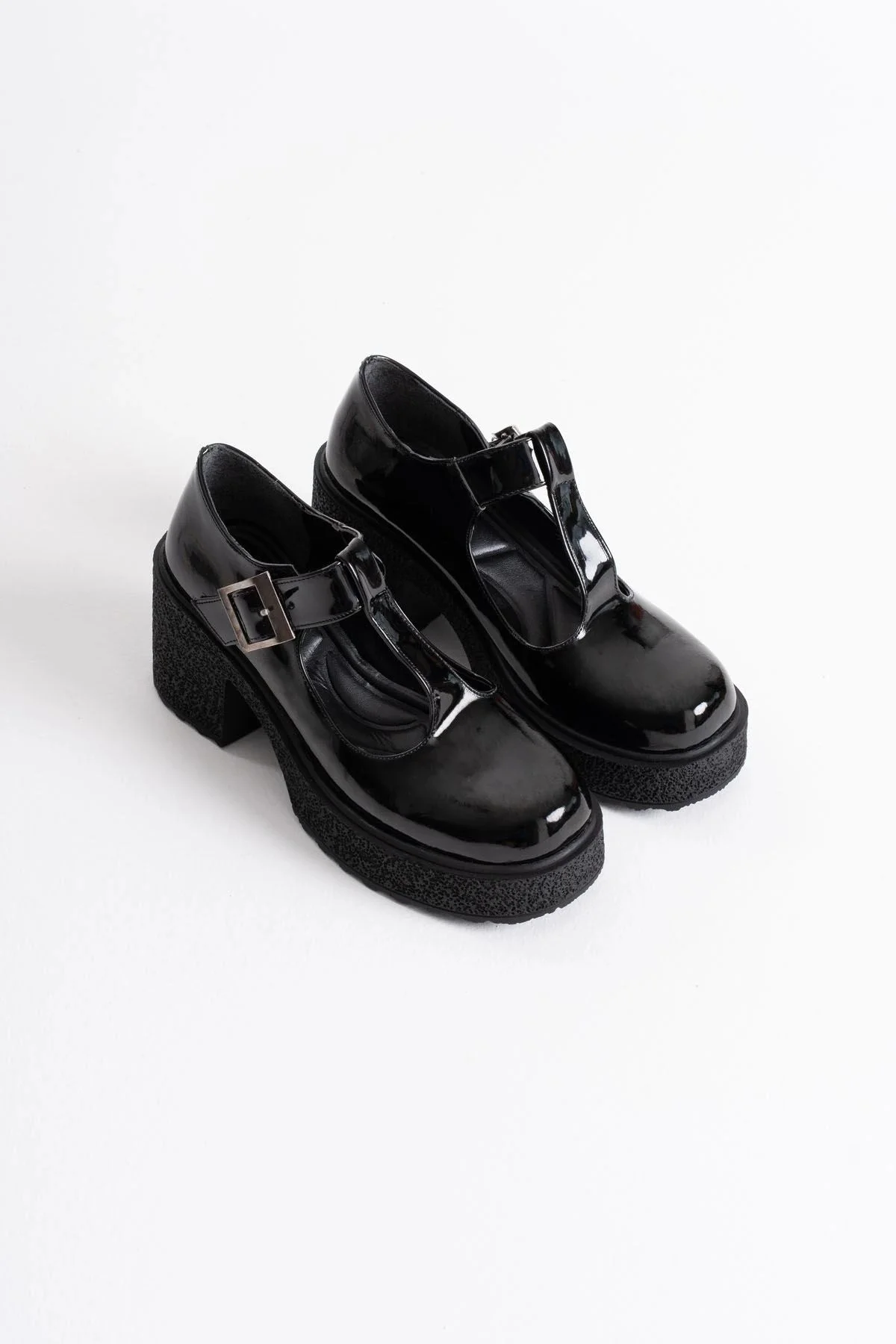 Kadın Siyah Rugan Günlük Ayakkabı TR06MS06C