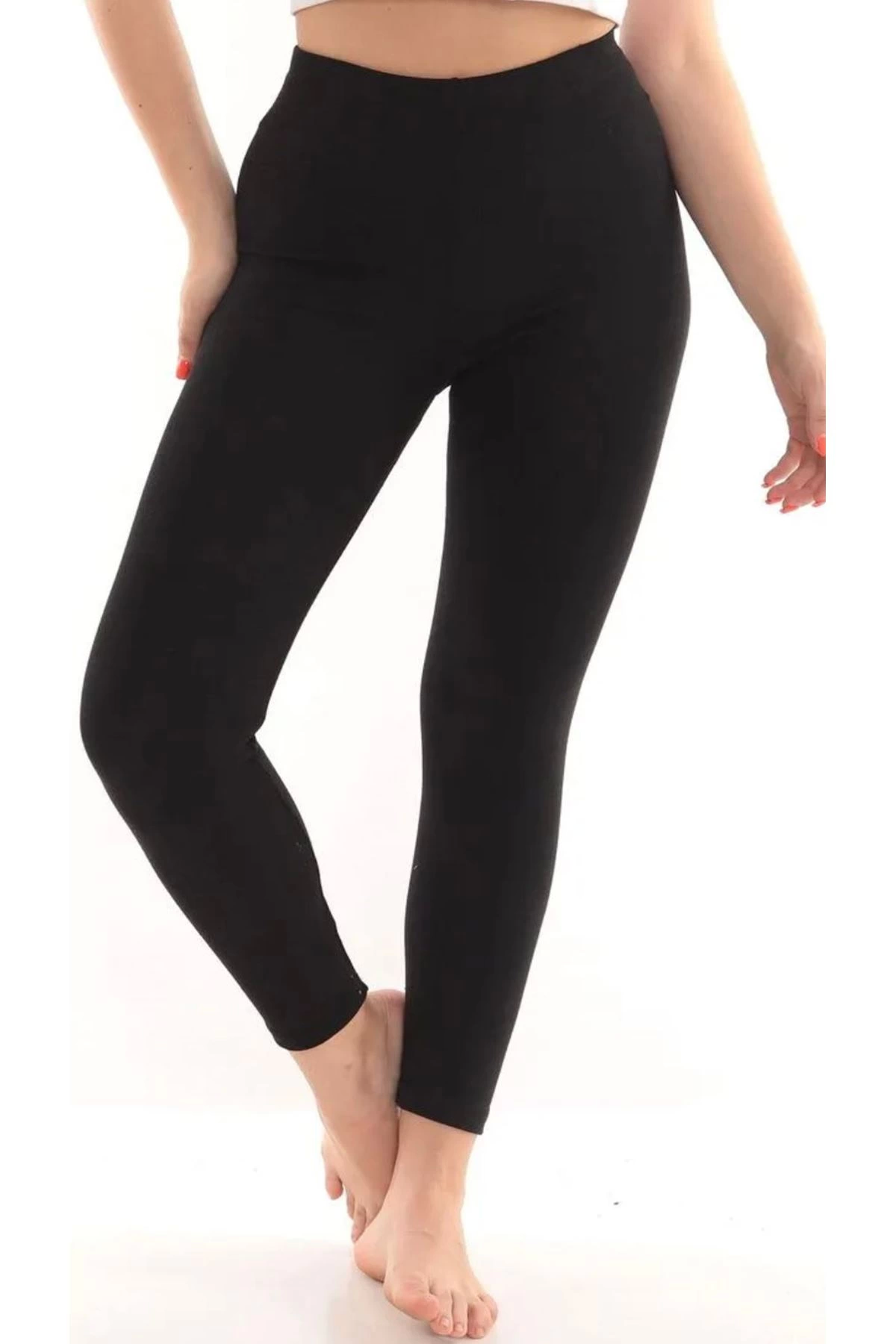 Kadın Siyah Termal Tayt İçi Şardonlu Kadın Siyah Termal Tayt İçi Şardonlu