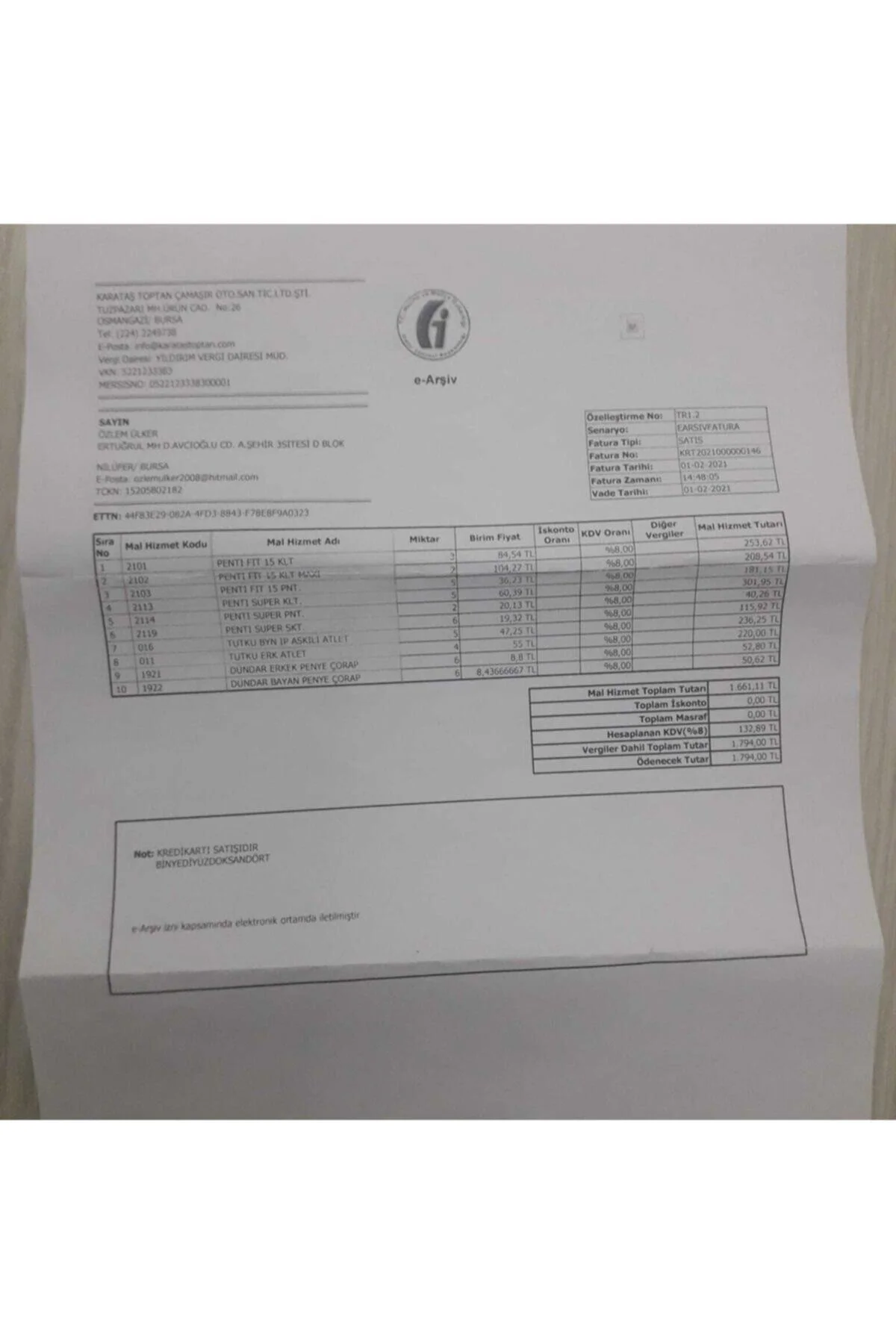 Kadın Siyah Termal Külotlu Çorap 2'li