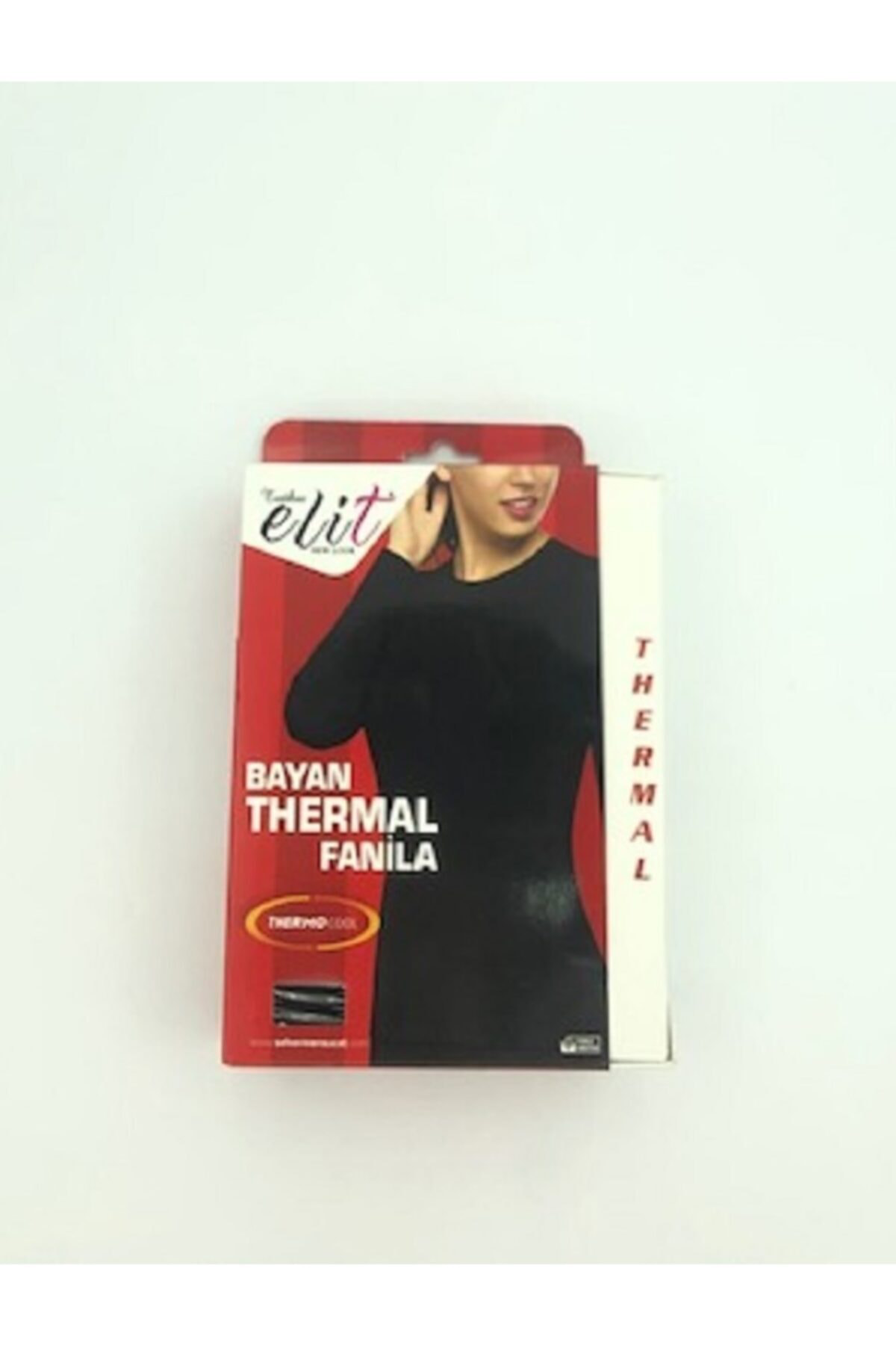 Kadın Siyah Thermal Fanila