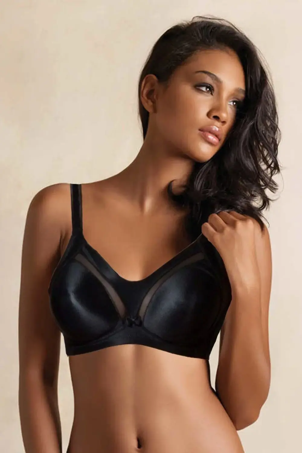 Kadın Siyah Toparlayıcı Sütyen 1610