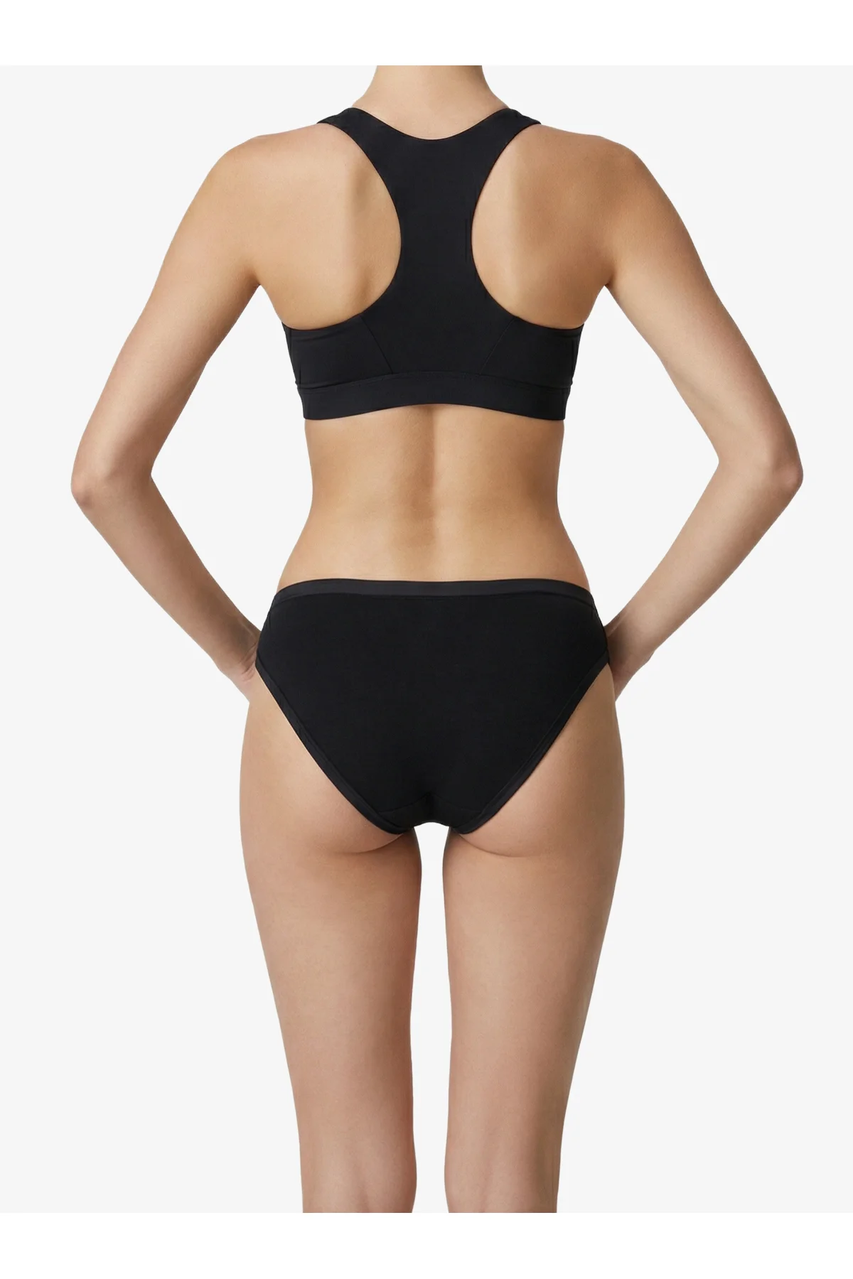 Kadın Slip Aura Satin 1400 - Siyah