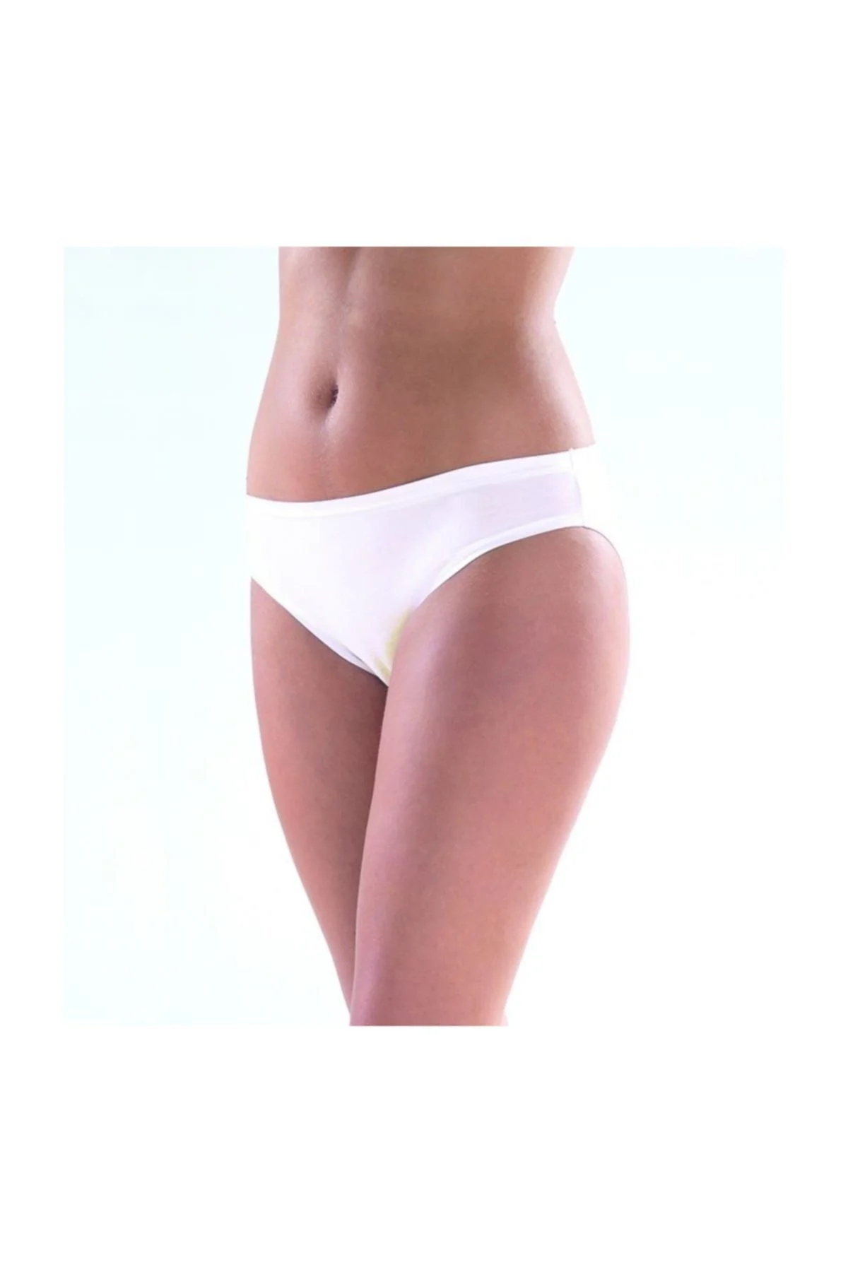 Aura Satin Kadın Slip 1400 - Krem