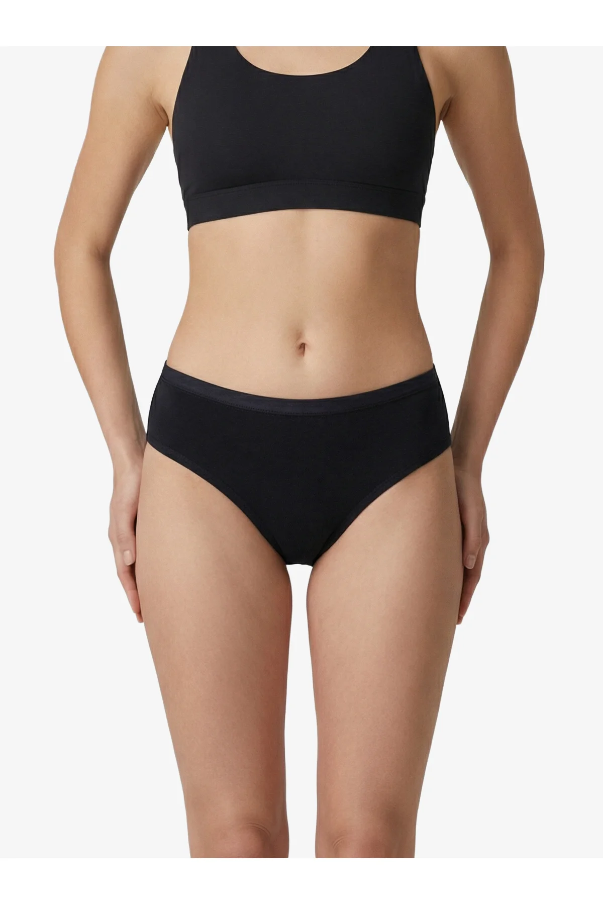 Kadın Slip Aura Satin 1400 - Siyah