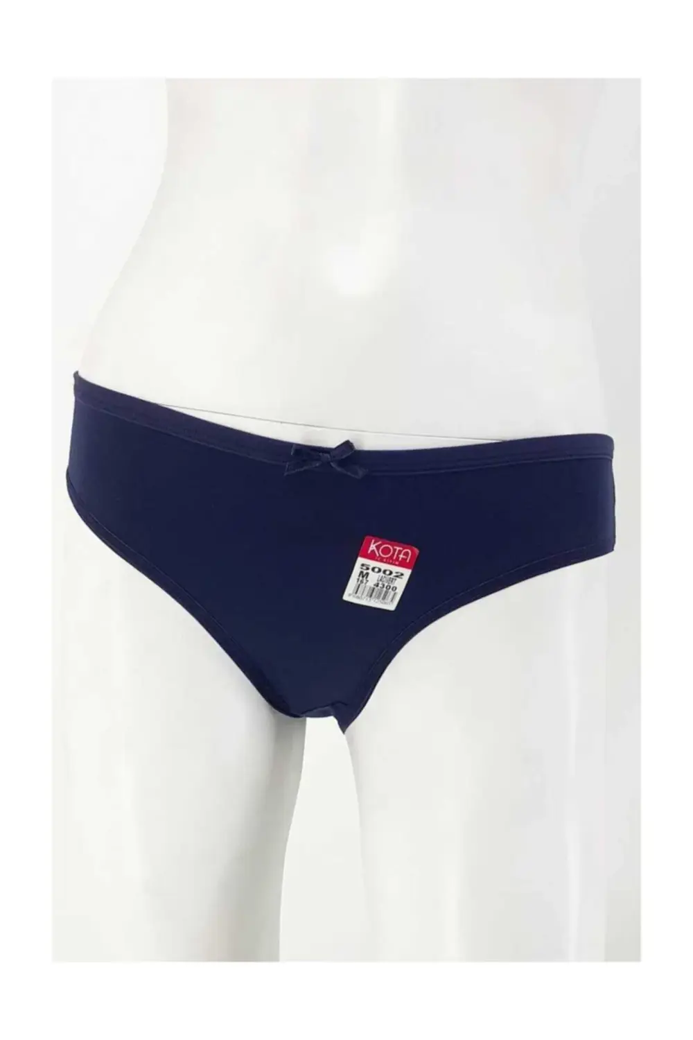 Kadın Slip Külot Düz (12 Adet) Lacivert M