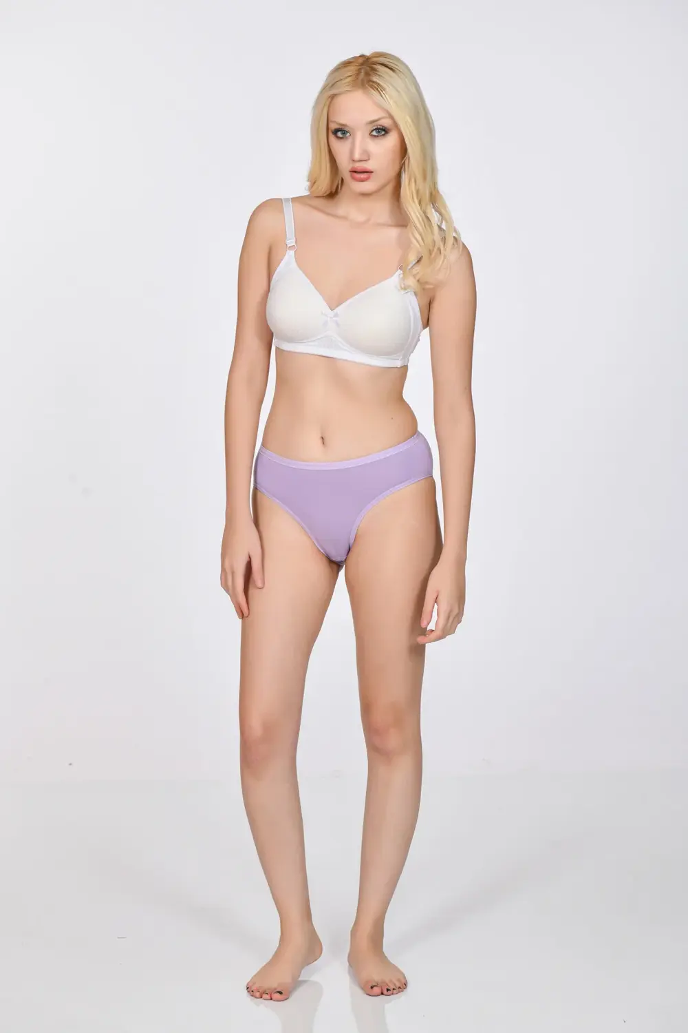Kadın Slip Külot Lila 3'lü Paket