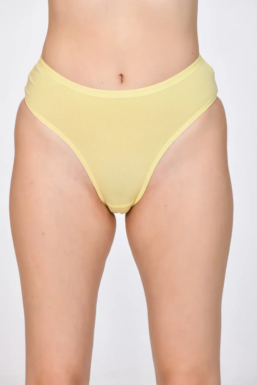 Kadın Slip Külot Sarı Renk 4'lü paket