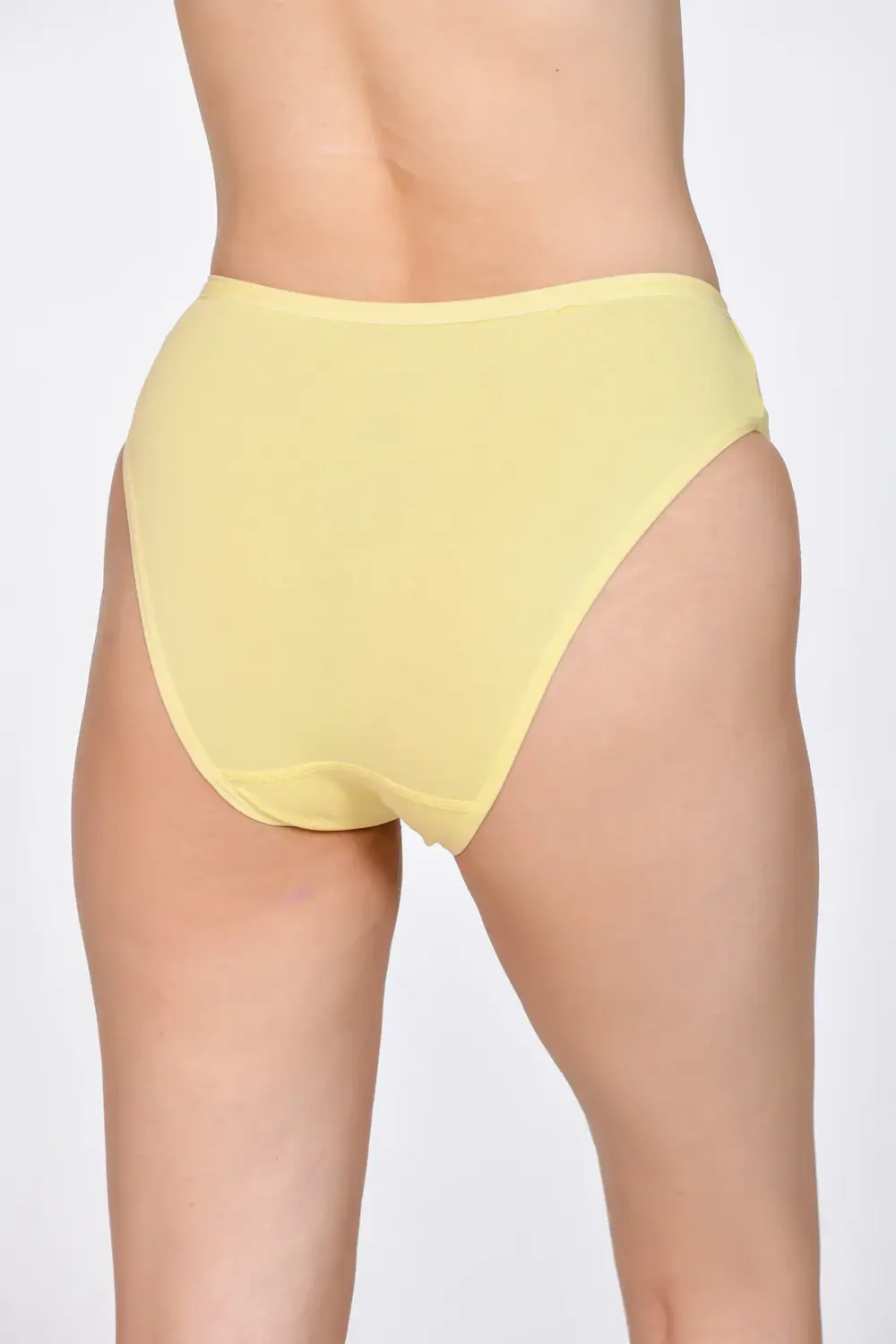 Kadın Slip Külot Sarı Renk 4'lü paket