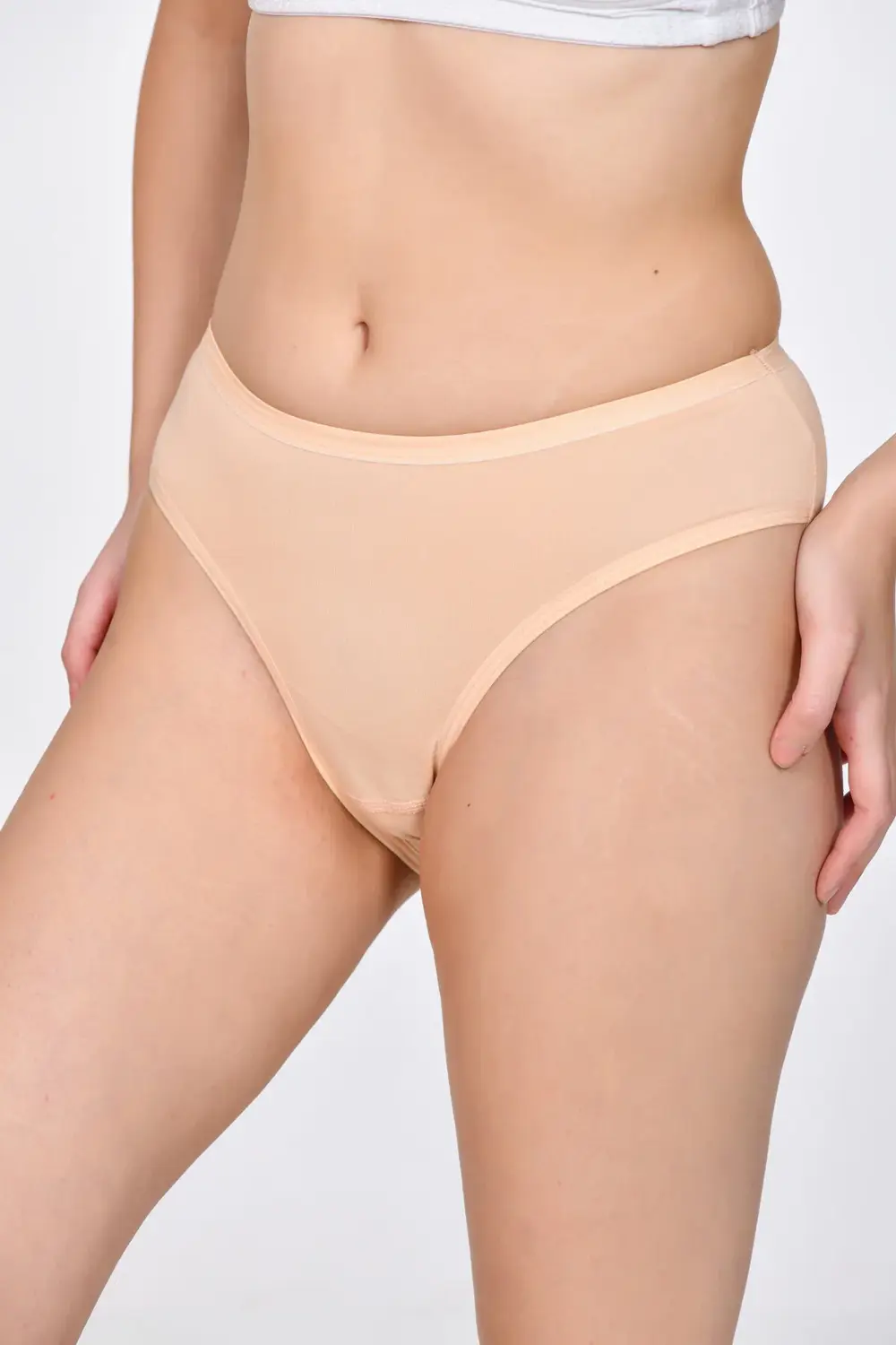 Kadın Slip Külot Ten Rengi 4'lü paket