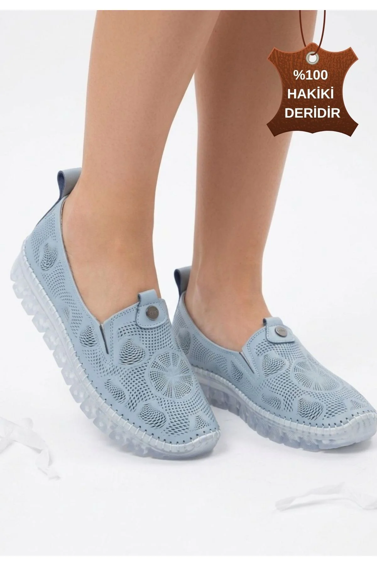Kadın Sneaker Spor Ayakkabı Mavi Deri Rahat Günlük Rinna Kadın Sneaker Spor Ayakkabı Mavi Deri Rahat Günlük Rinna