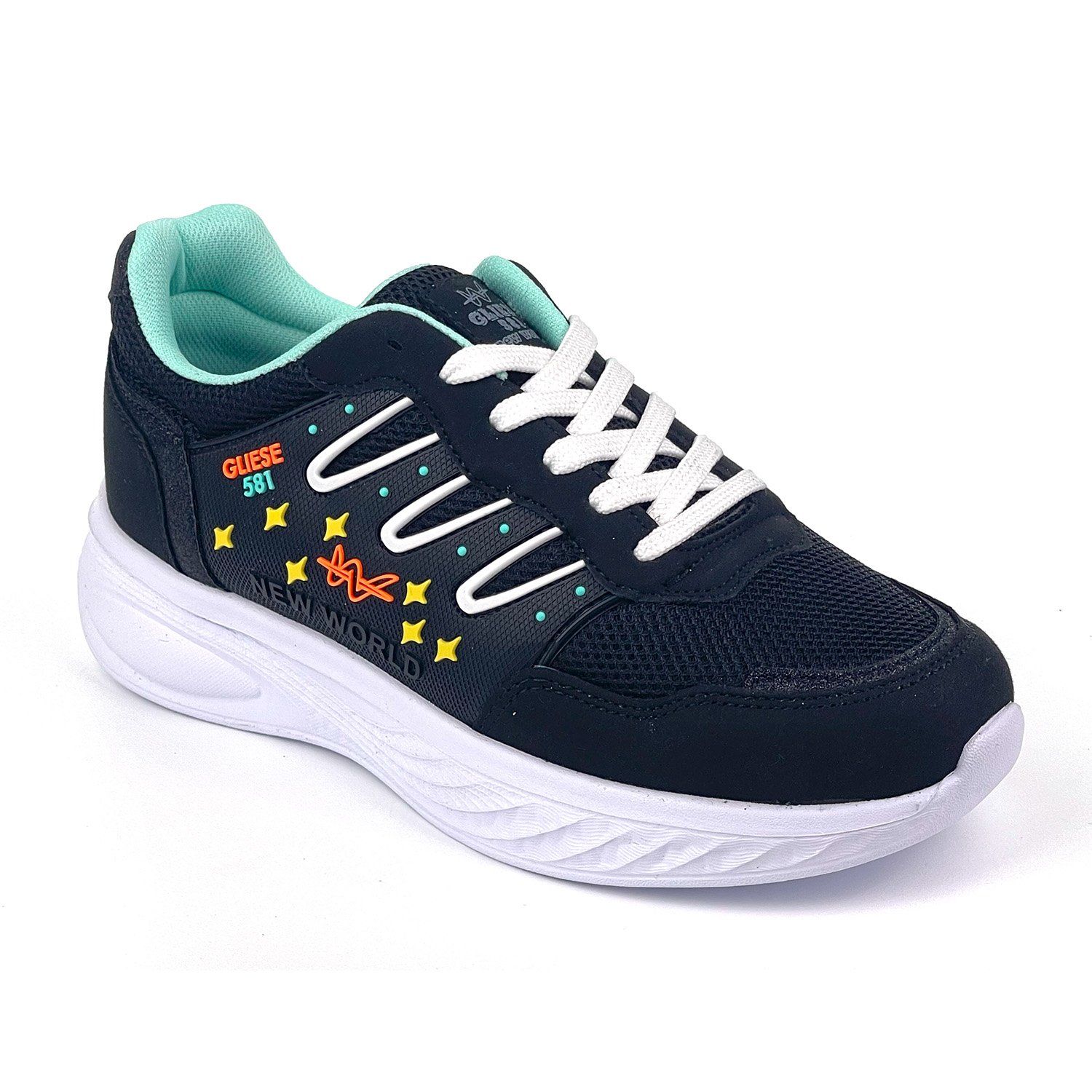 Kajila Kadın Su Yeşili Fileli Günlük Rahat Sneaker Spor Ayakkabı