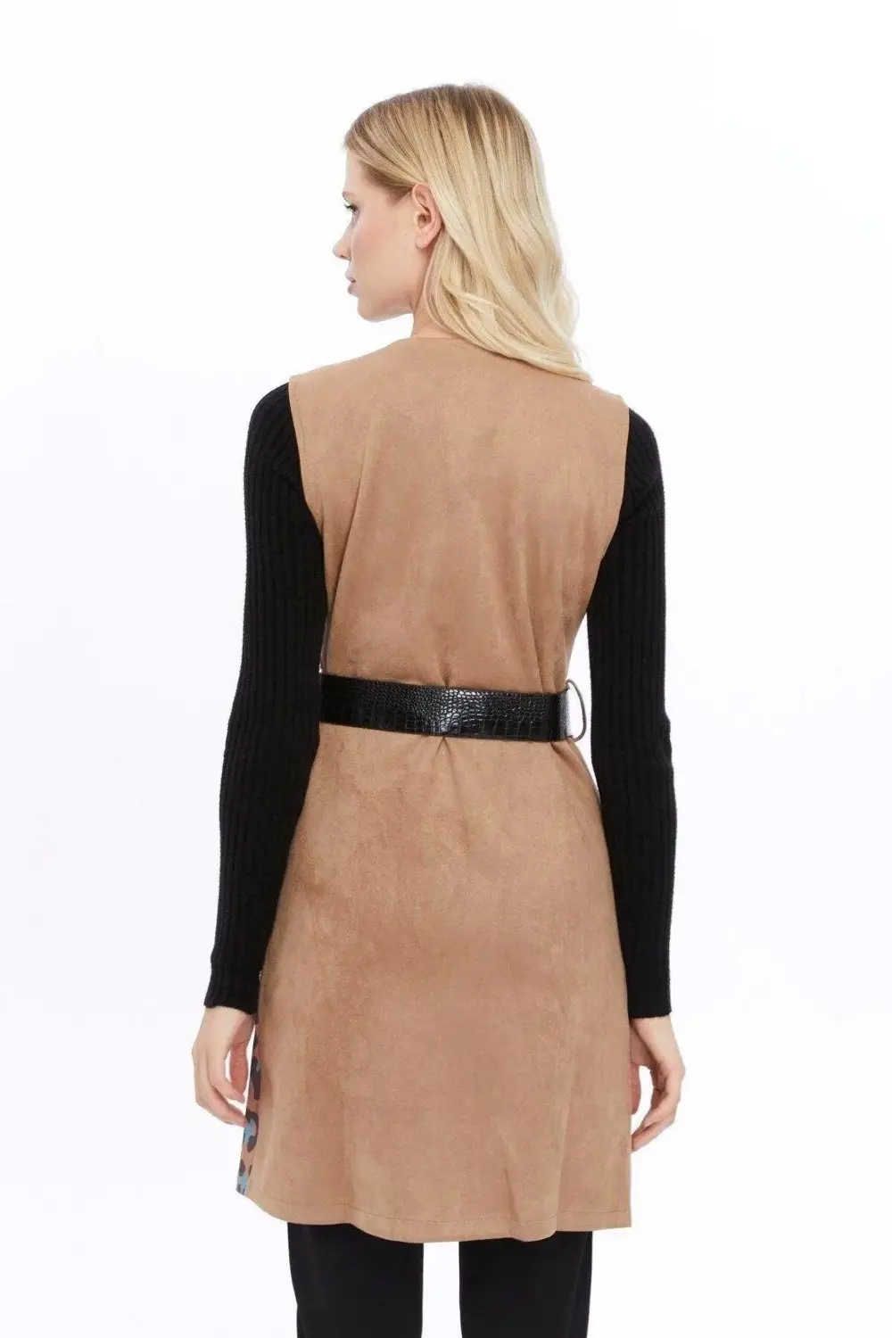 Apsen Kadın Süet Yelek 8023/95