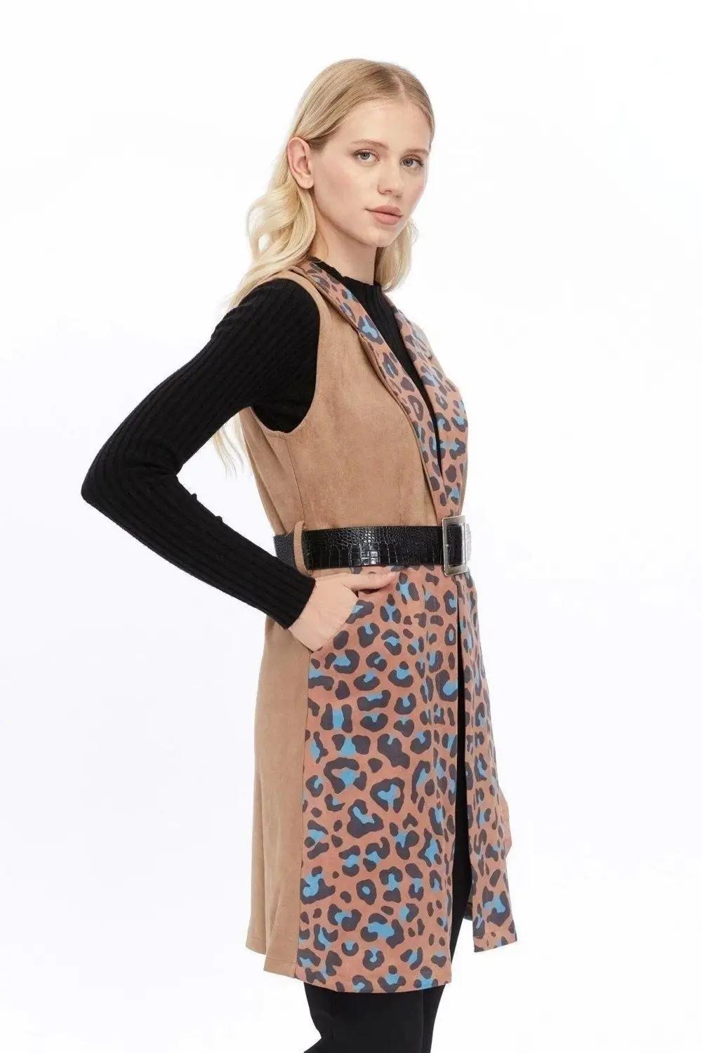 Apsen Kadın Süet Yelek 8023/95