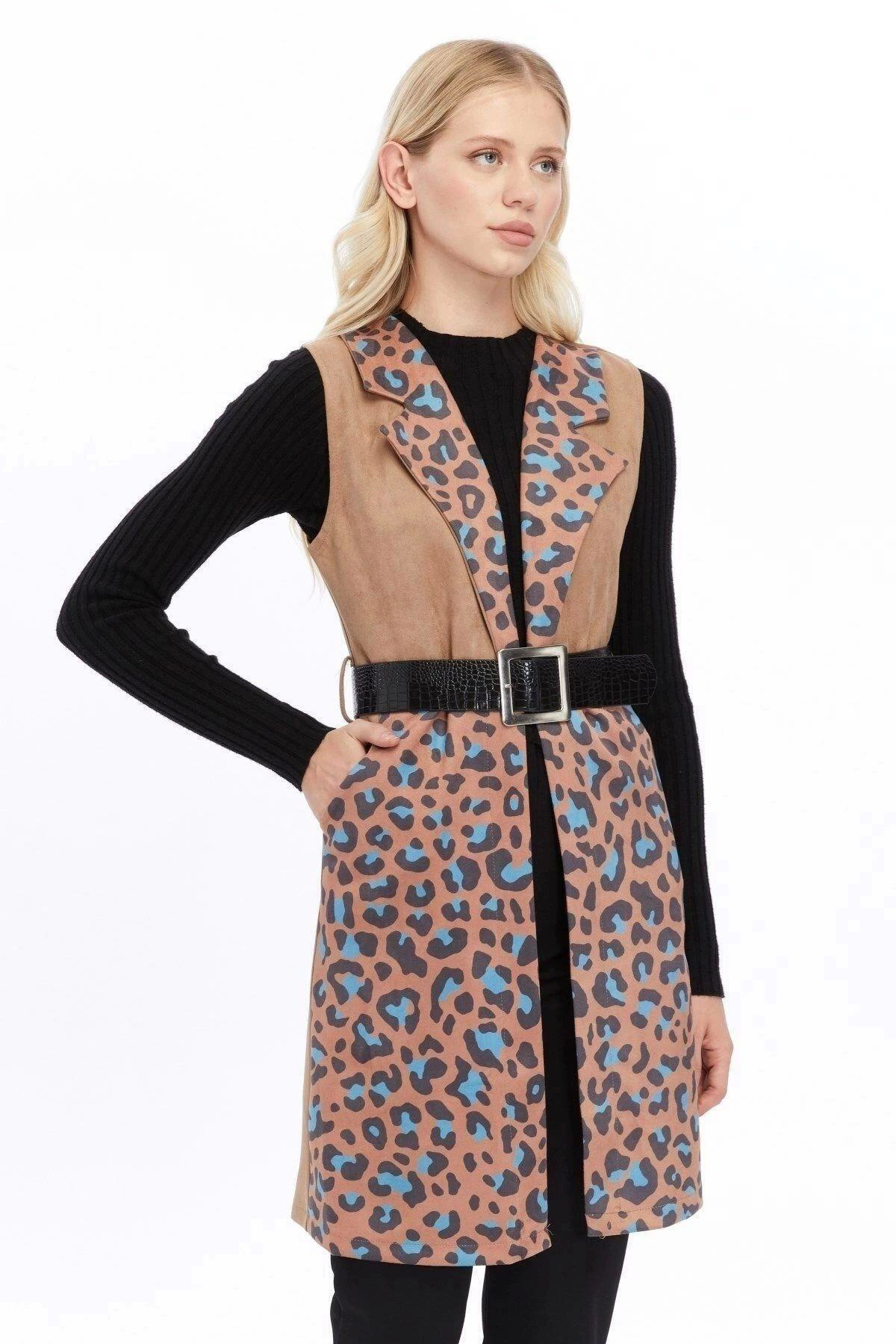 Kadın Süet Yelek 8023/95