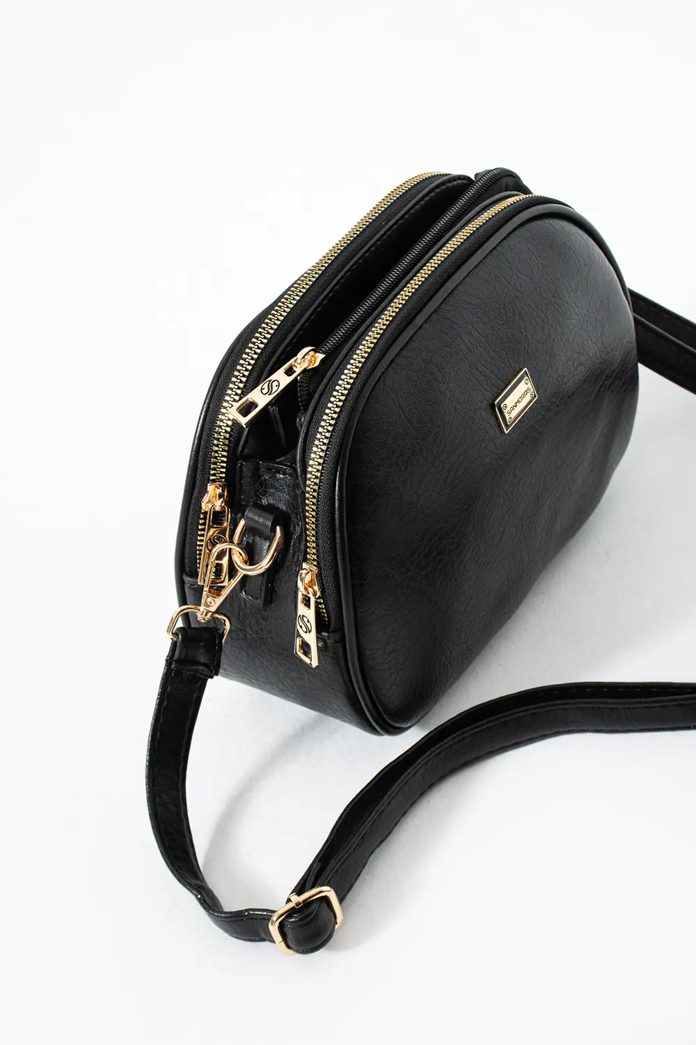 Kadın Suni Deri 4 Bölmeli Ayarlanabilir Çapraz Askılı Çapraz Ve O