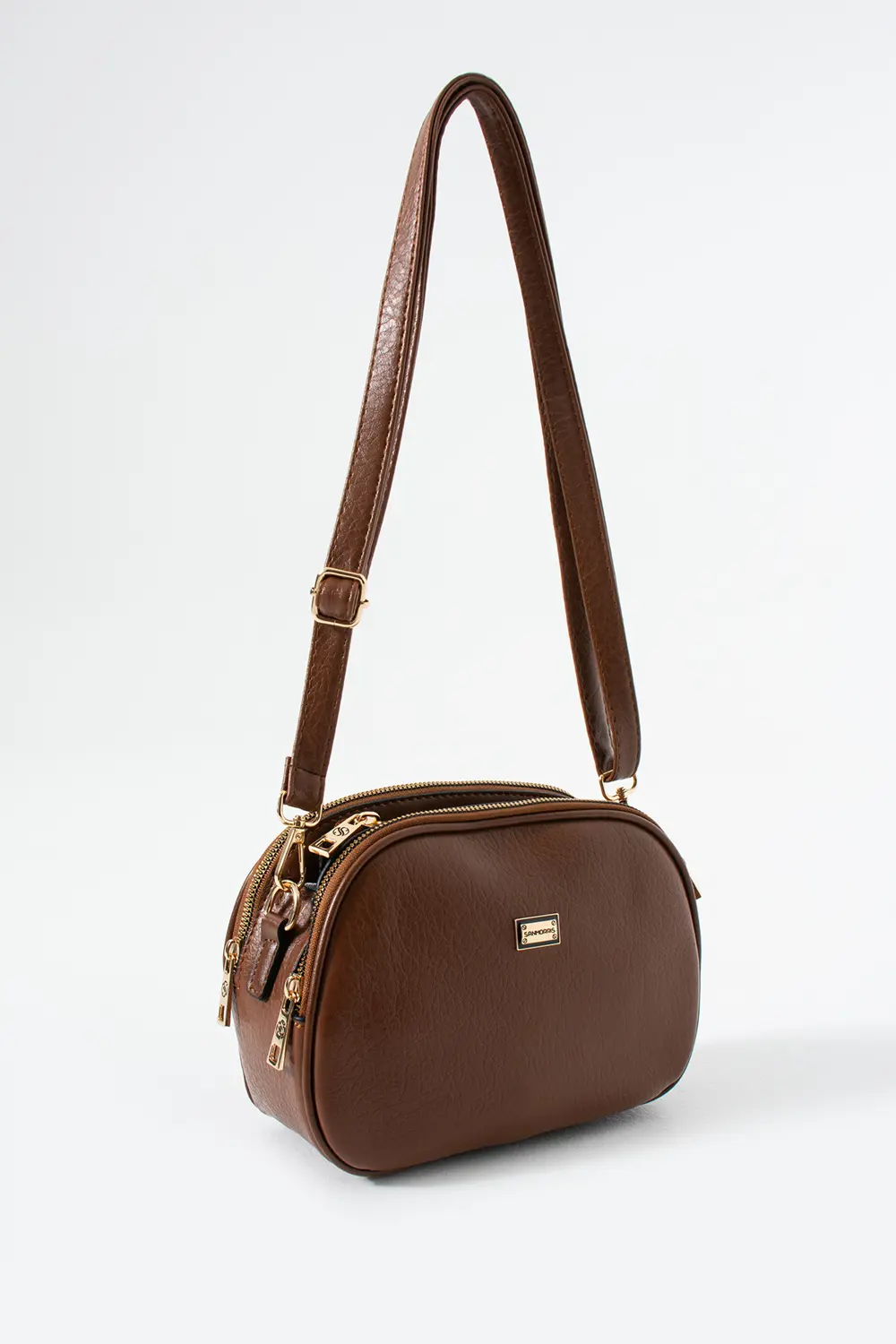 Kadın Suni Deri 4 Bölmeli Ayarlanabilir Çapraz Askılı Çapraz Ve O