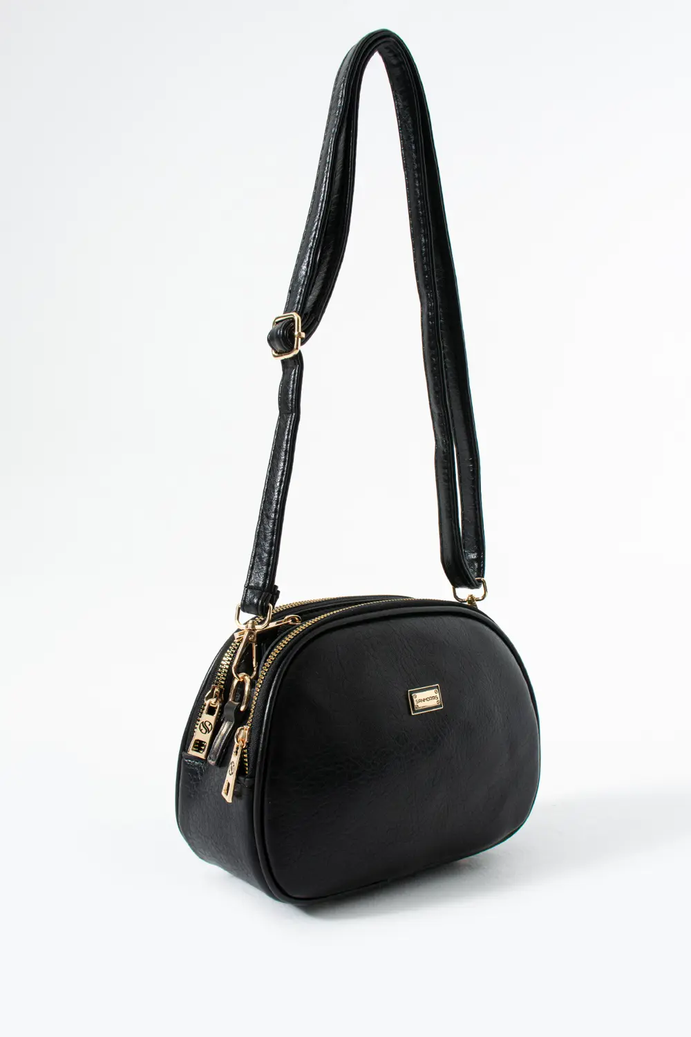 Kadın Suni Deri 4 Bölmeli Ayarlanabilir Çapraz Askılı Çapraz Ve O