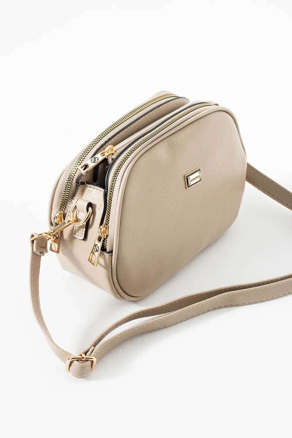 Kadın Suni Deri 4 Bölmeli Ayarlanabilir Çapraz Askılı Çapraz Ve O