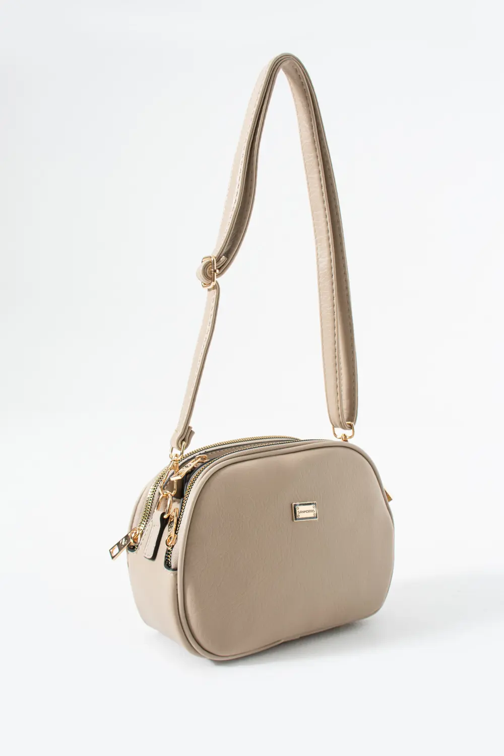 Kadın Suni Deri 4 Bölmeli Ayarlanabilir Çapraz Askılı Çapraz Ve O