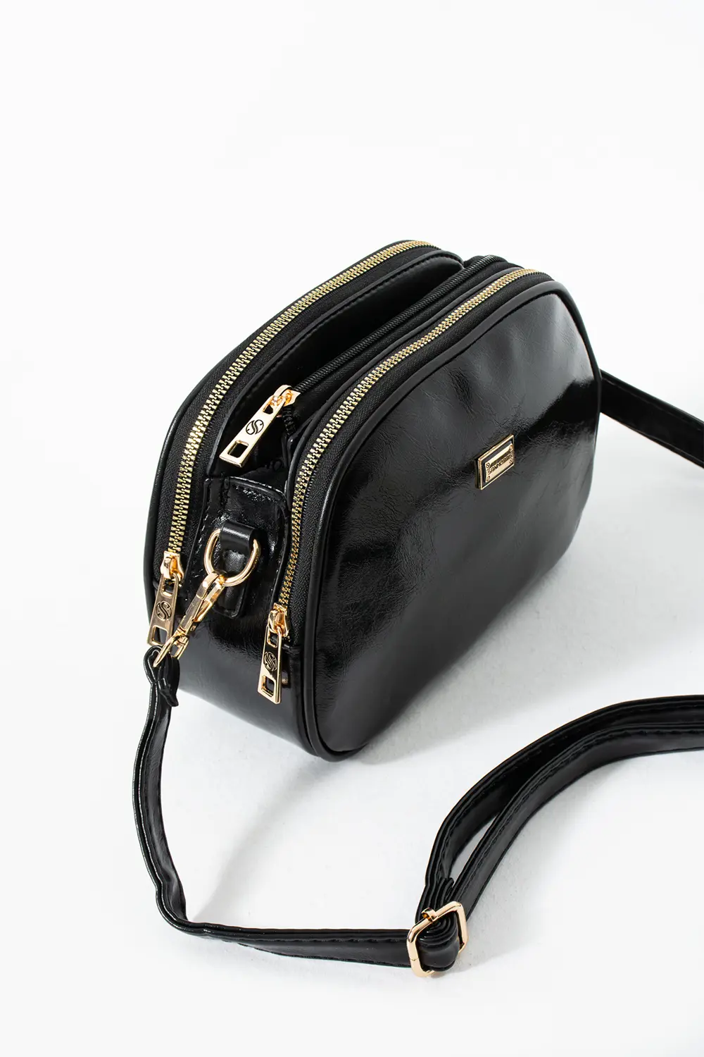 Kadın Suni Deri 4 Bölmeli Ayarlanabilir Çapraz Askılı Çapraz Ve O