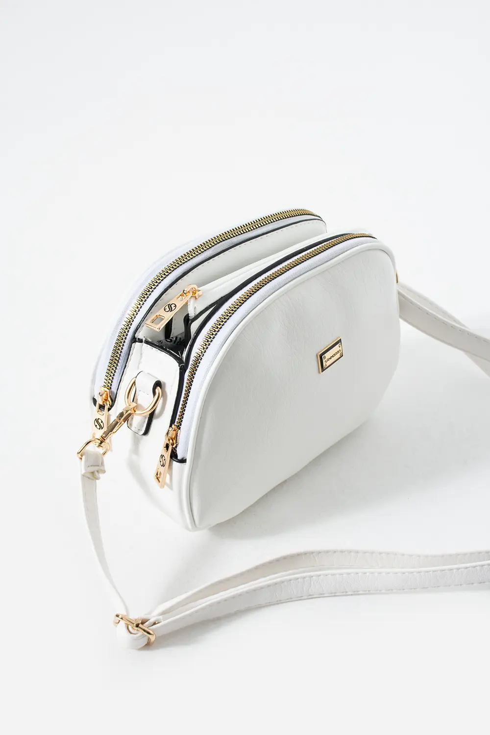 Kadın Suni Deri 4 Bölmeli Ayarlanabilir Çapraz Askılı Çapraz Ve O