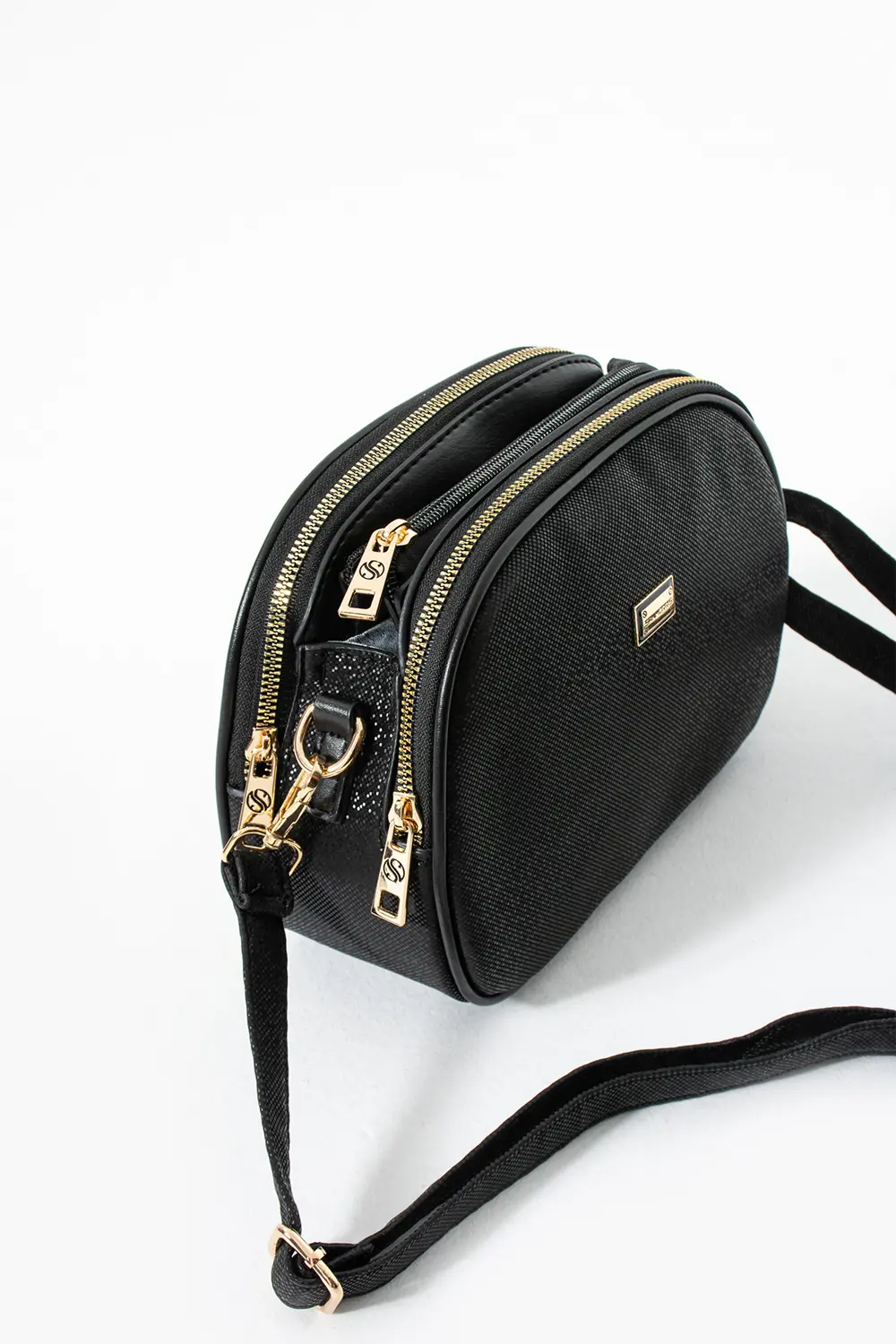 Kadın Suni Deri 4 Bölmeli Ayarlanabilir Çapraz Askılı Çapraz Ve O