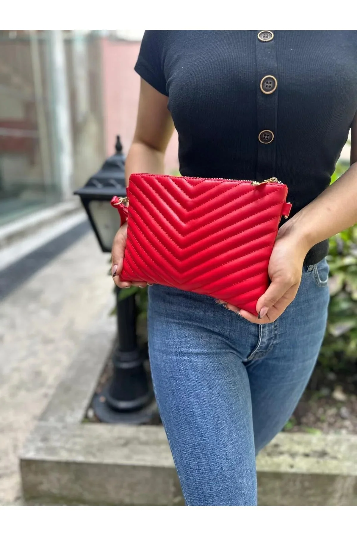 Kadın Suni Deri Ayarlanabilir Çapraz ve El Askılı Portföy, Clutch Kadın Suni Deri Ayarlanabilir Çapraz ve El Askılı Portföy, Clutch