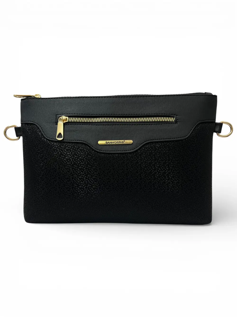 Kadın Suni Deri Ayarlanabilir Çapraz Askılı Ve El Askılı Siyah Mo