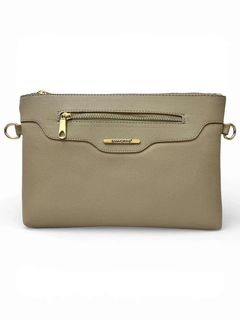 Kadın Suni Deri Ayarlanabilir Çapraz Askılı Ve El Askılı Bej Renk