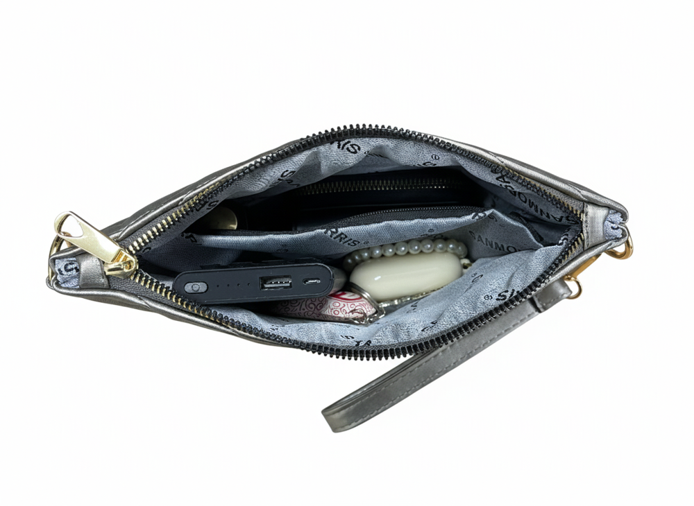 Kadın Suni Deri Ayarlanabilir Çapraz Ve El Askılı Portföy, Clutch