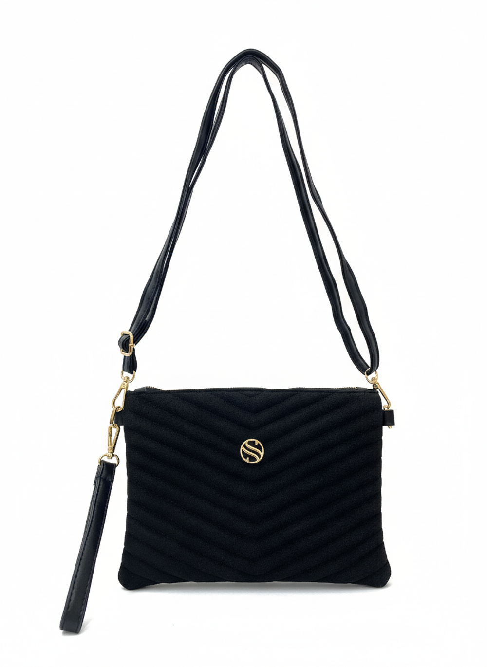 Kadın Suni Deri Ayarlanabilir Çapraz Ve El Askılı Portföy, Clutch