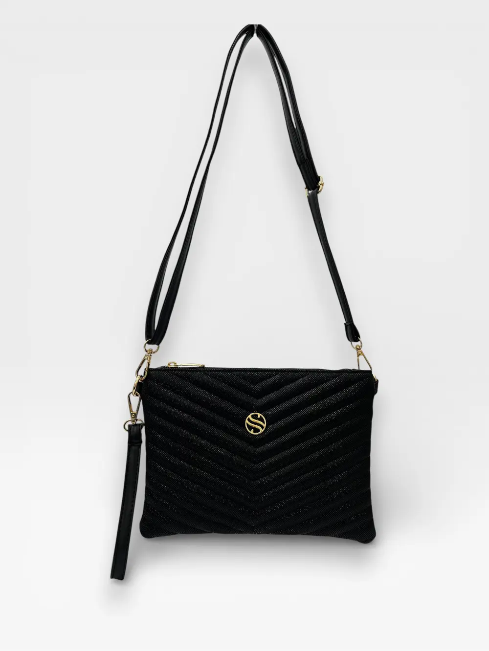 Kadın Suni Deri Ayarlanabilir Çapraz Ve El Askılı Portföy, Clutch